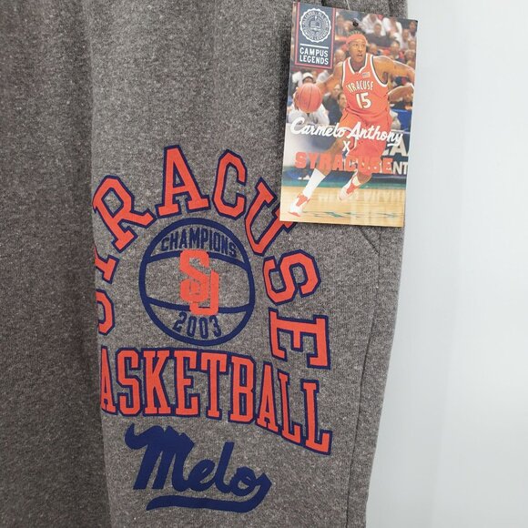 Roots of Fight Melo Syracuse University Grey Sweatpants Jogger Men Size XXL NWT - Picture 4 of 15